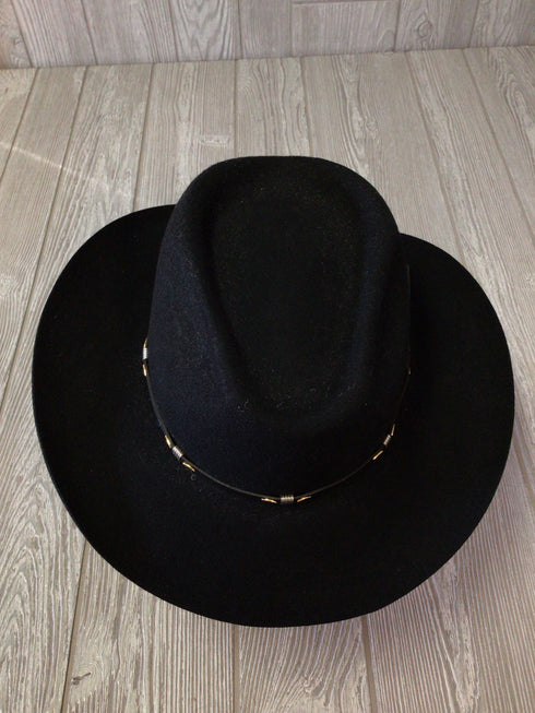 Wrangler Rugged Wear Felt Cowboy Hat Size 7.5
